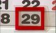 Année bissextile: 29 février